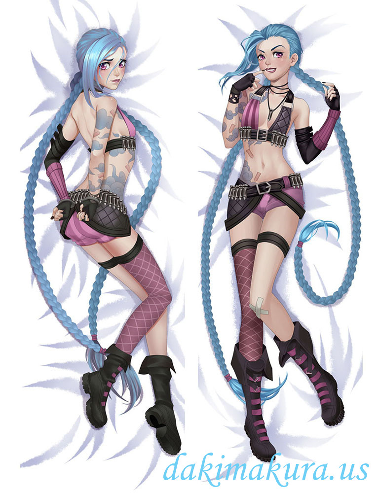 Jinx - League of Legends Anime Body Pillow Case japanese love pillows for sale